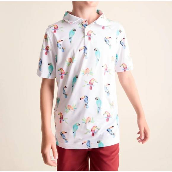 chubbies | Shirts & Tops | New Chubbies Boys Performance Polo Shirt In